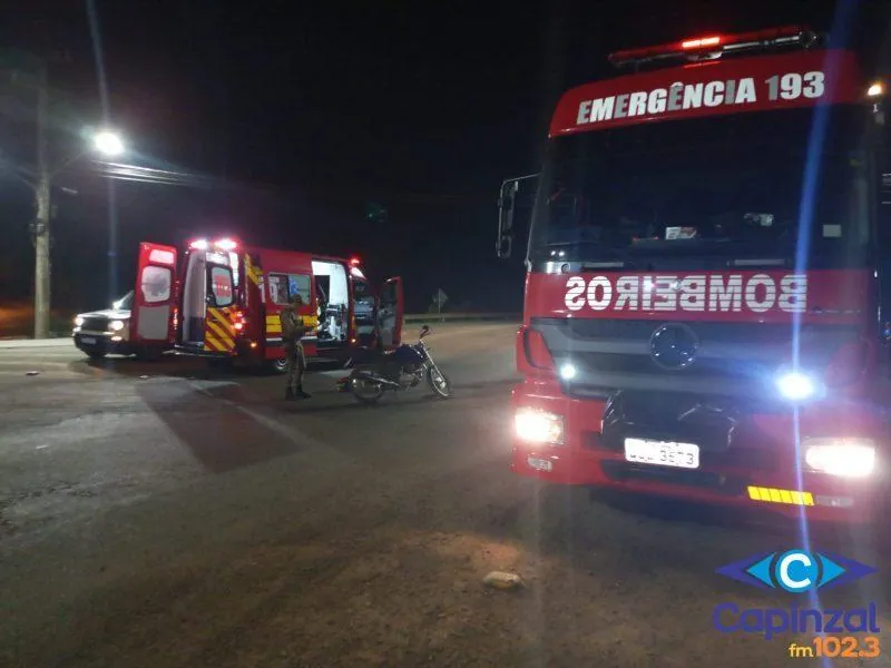 Motociclista sofre ferimentos graves na SC-355