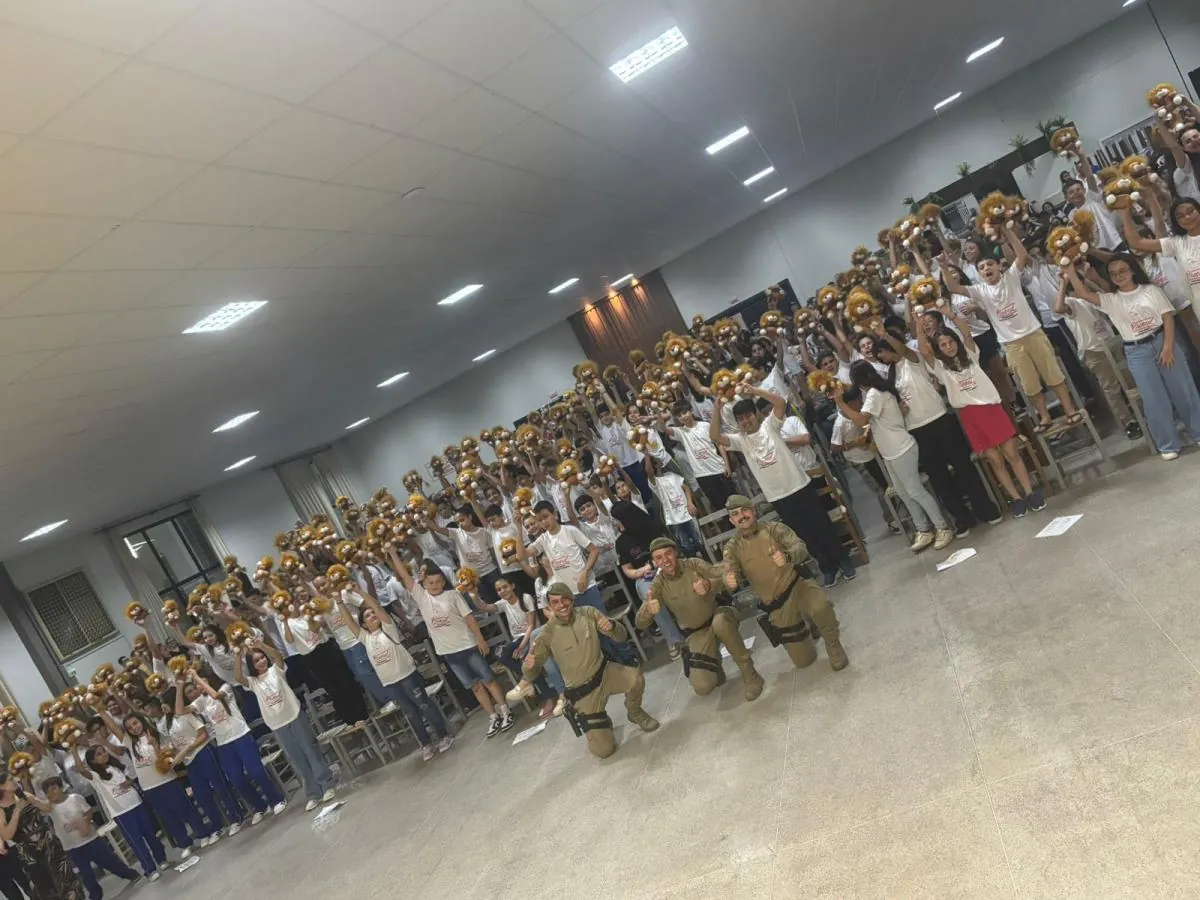 260 crianças participaram da formatura do Proerd em Herval d’Oeste