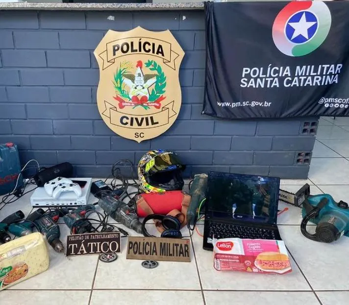 Polícia apreende produtos de origem ilícita em Herval d´Oeste