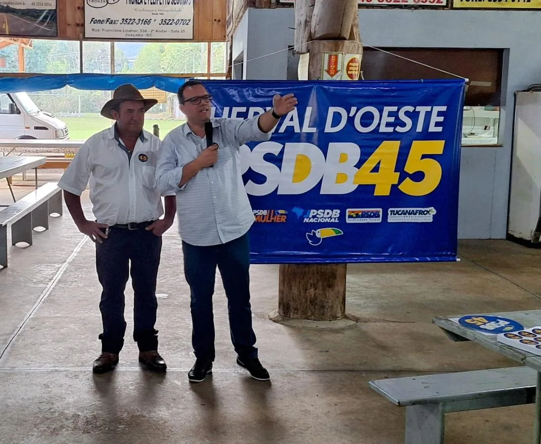 PSDB de Herval lançou Ronaldo da Rosa como candidato a Prefeito. Gilmar Moraes do MDB será seu Vice