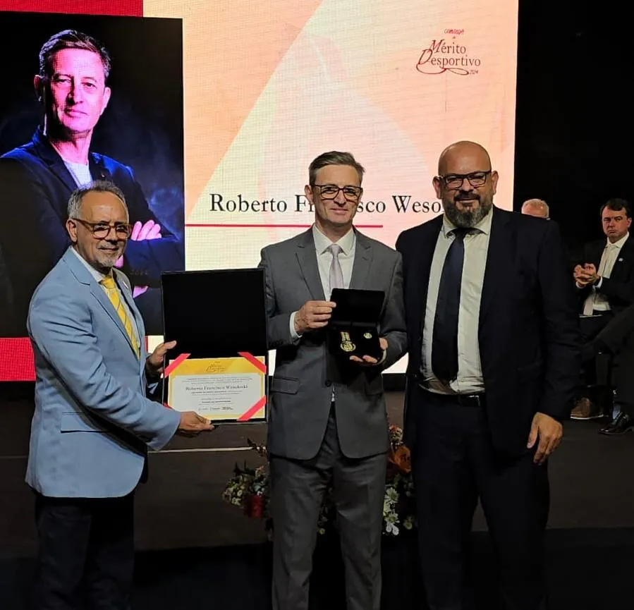 Roberto Francisco Wesoloski (Betinho) recebe o título de Comendador do Esporte Catarinense