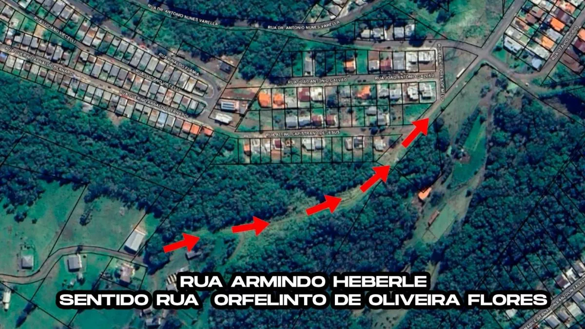 Vereador Vastres sugere abertura de via entre Vila Remor e Jardim Itália