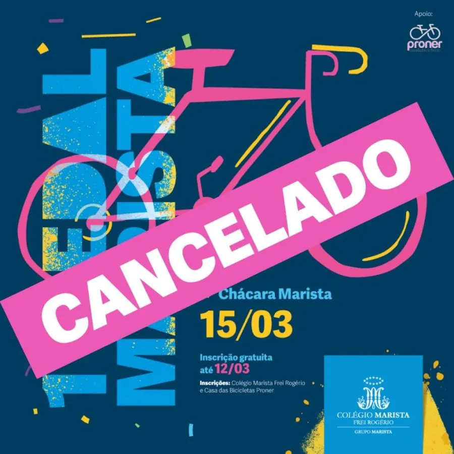 1º Pedal Marista é cancelado
