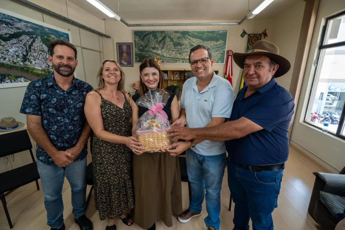 Secretária de Estado de Turismo visitou Herval d’Oeste nesta semana