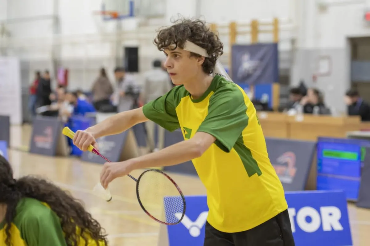 Atleta de Joaçaba Lucas Andres leva o Brasil ao top 8 do mundial escolar na Sérvia