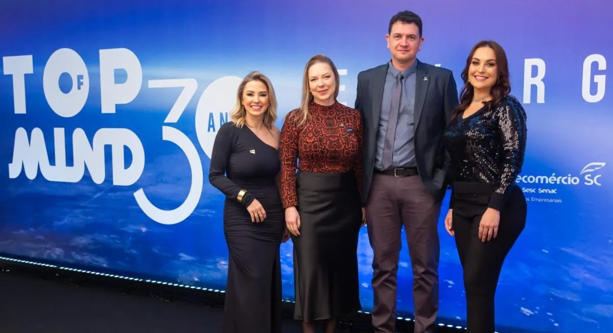 Pelo terceiro ano consecutivo, Unoesc é reconhecida com o Prêmio Top of Mind