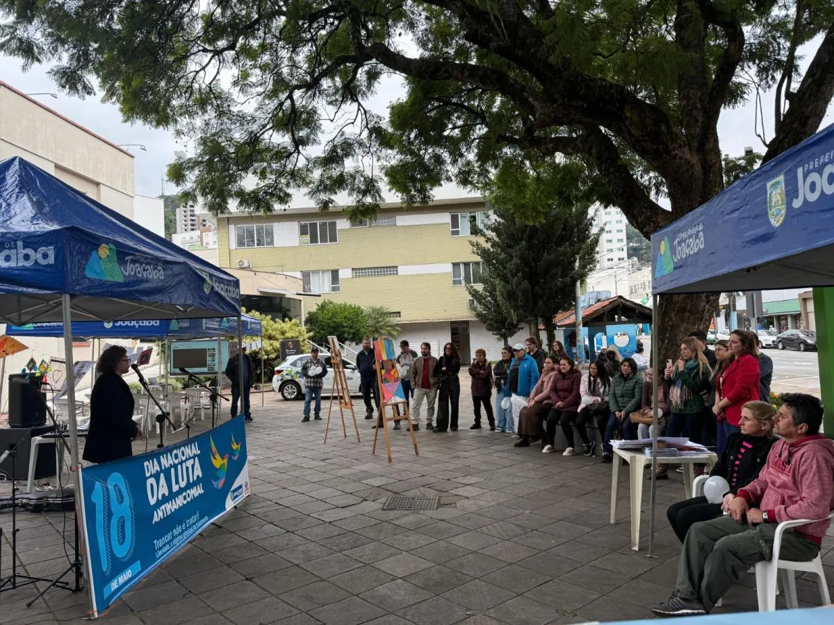 Ação em Joaçaba reforça importância da luta antimanicomial e do cuidado em liberdade