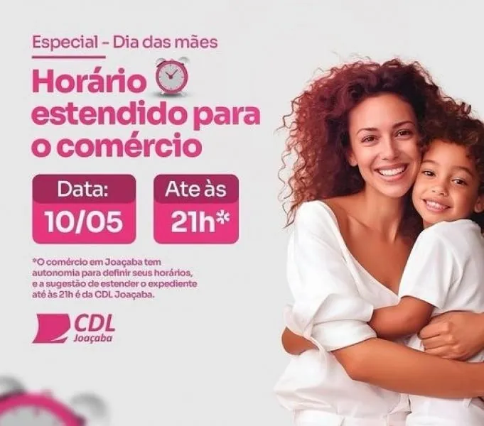 Comércio de Joaçaba vai funcionar em horário especial sexta e sábado