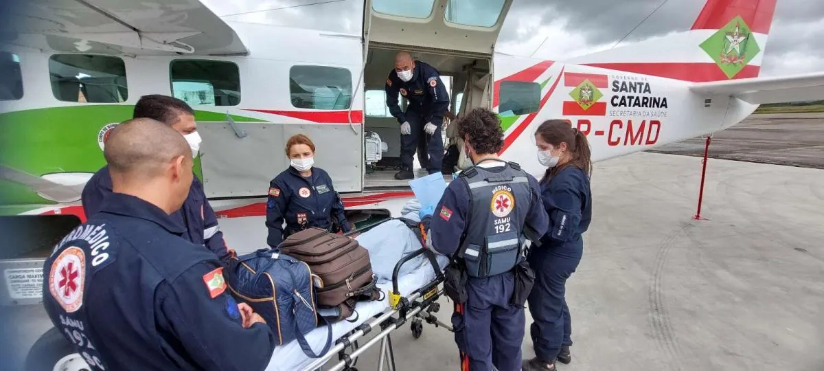 Serviço Aeromédico do SAMU em Joaçaba completou um ano salvando vidas