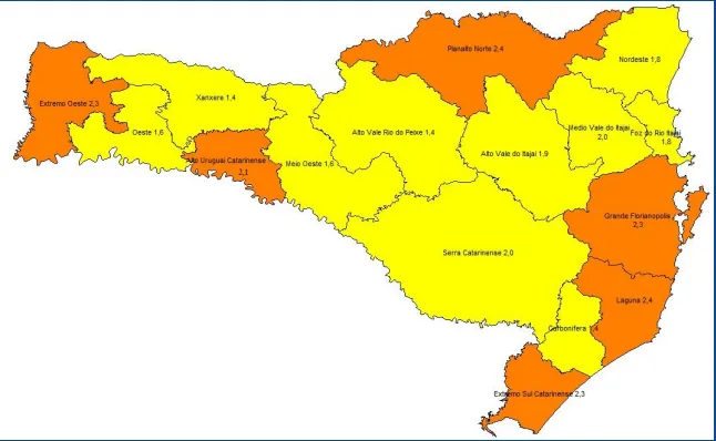 Região Meio-Oeste passa a ser classificada com nível alto para contágio da Covid-19