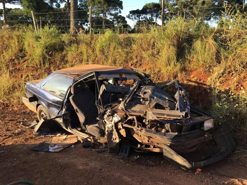 Colisão deixa casal ferido no interior de Catanduvas