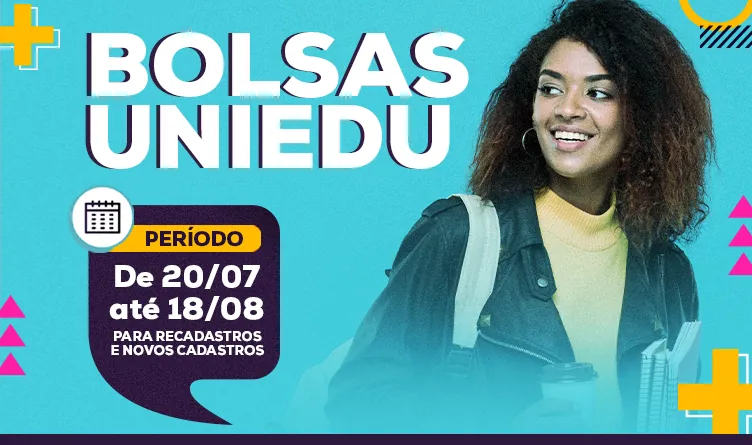 Inscrições para concorrer a bolsas do UNIEDU podem ser realizadas até 18 de Agosto