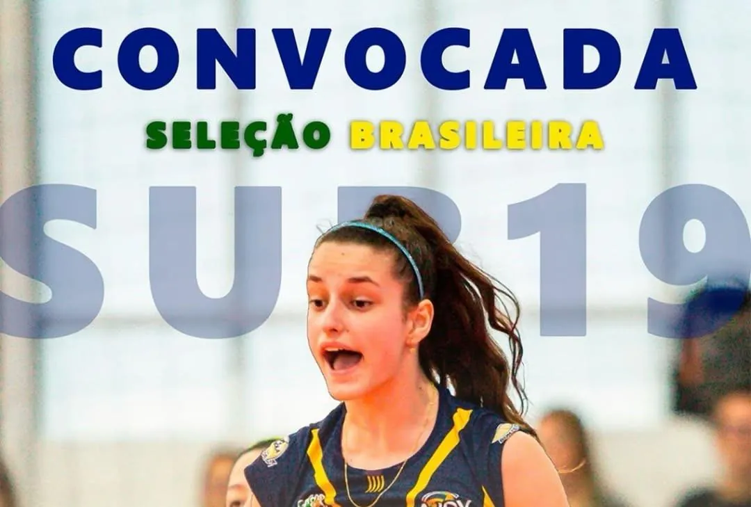 Atleta formada pela AJOV é convocada para a Seleção Brasileira de Vôlei