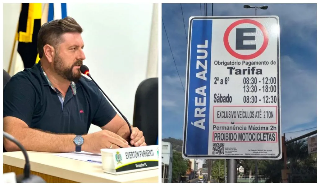 Vereador quer que representante do Estacionamento Rotativo preste esclarecimentos na Câmara de Herval