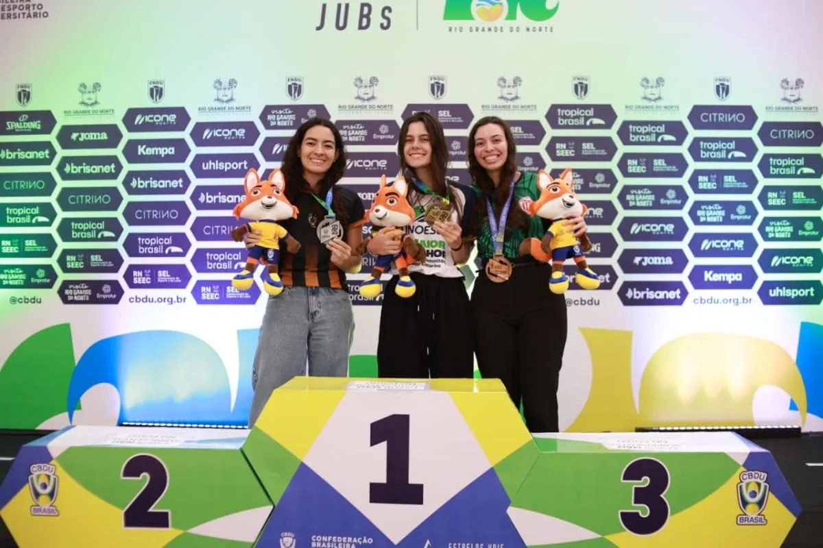 Atleta da Unoesc Joaçaba conquista título inédito de campeã brasileira de xadrez nos Jogos Universitários Brasileiros