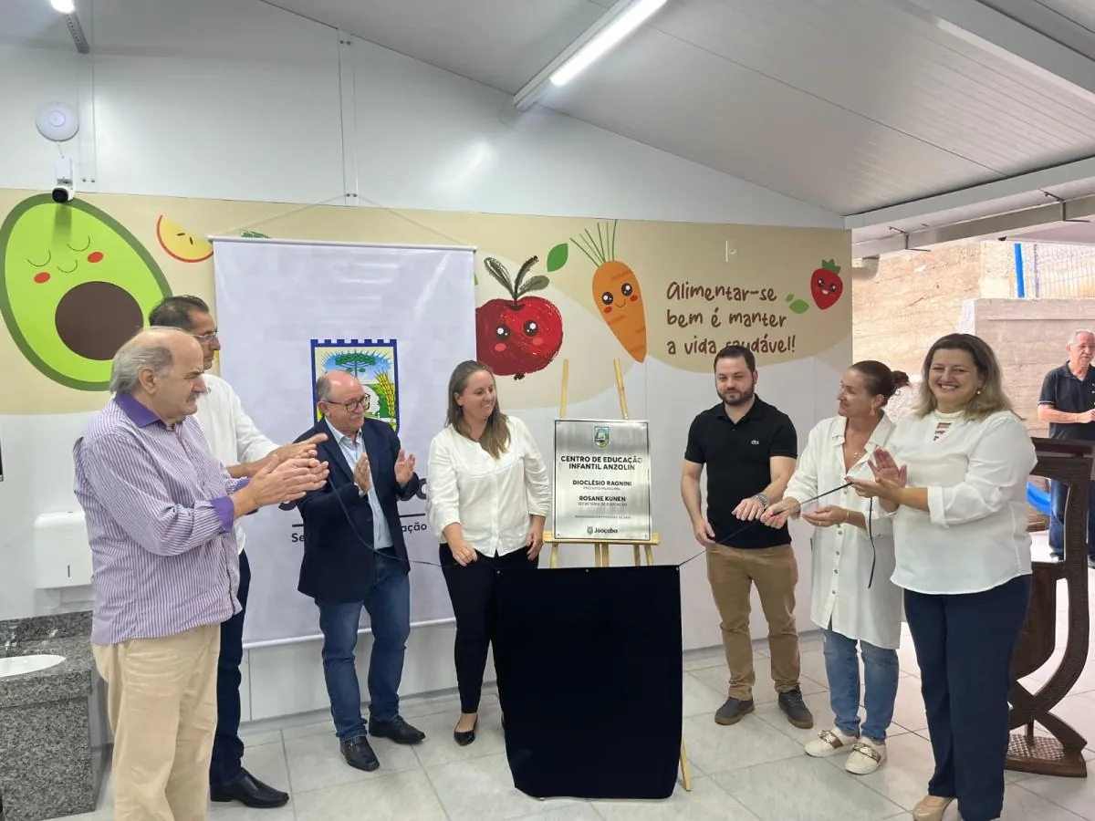 Secretaria de Educação entrega novo Centro de Educação Infantil em Joaçaba