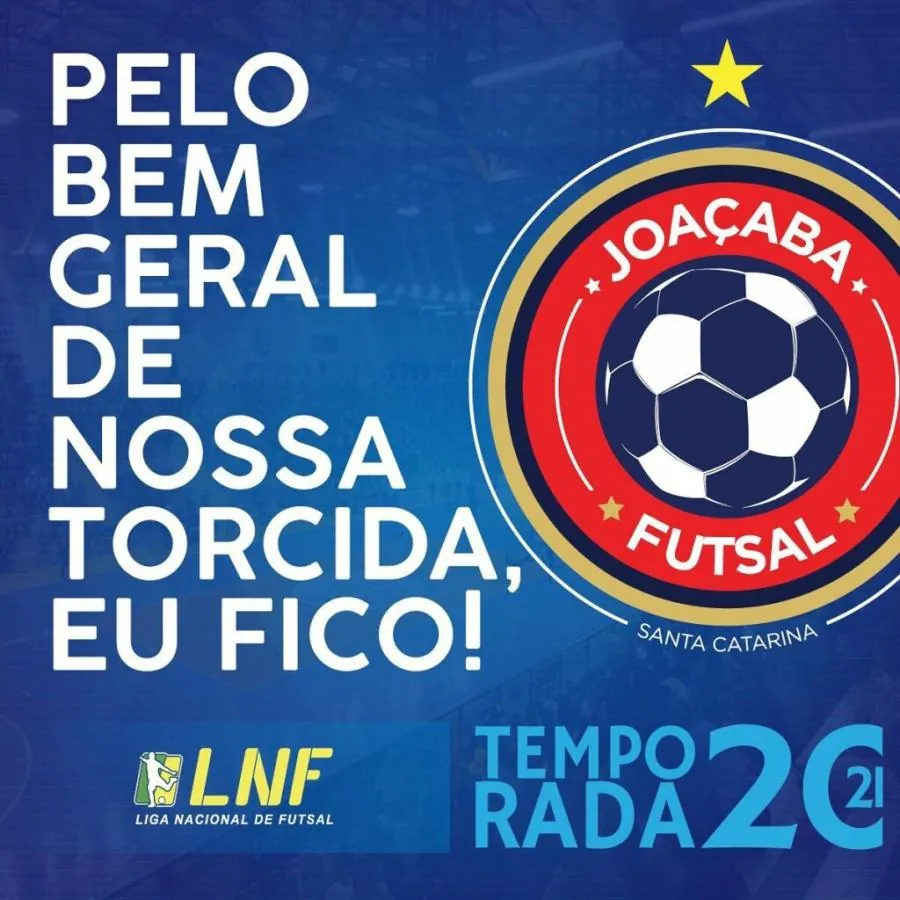 Joaçaba Futsal renova com a LNF para 2021