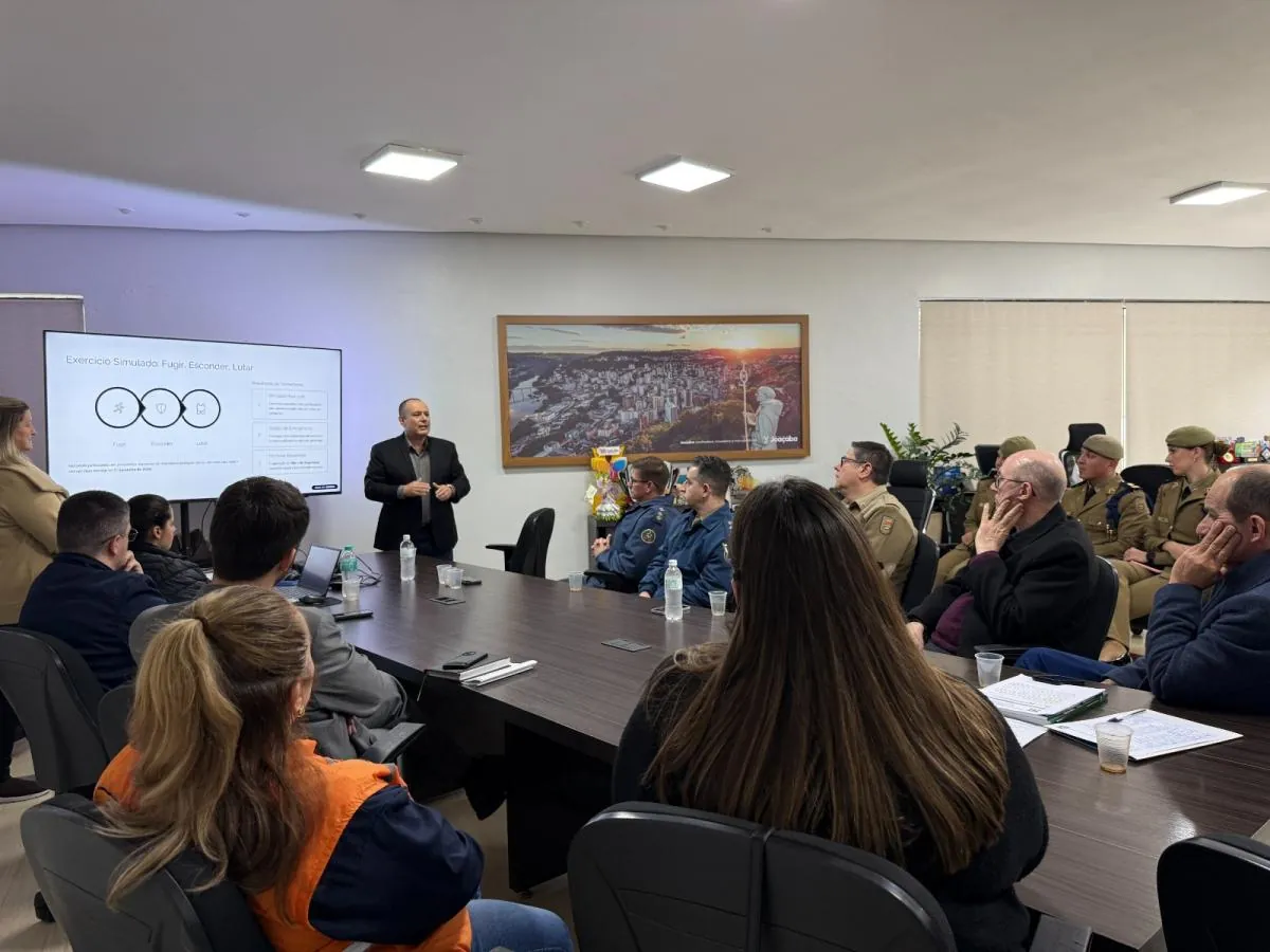 Secretaria de Educação de Joaçaba apresenta resultados do Protocolo de Segurança Escolar