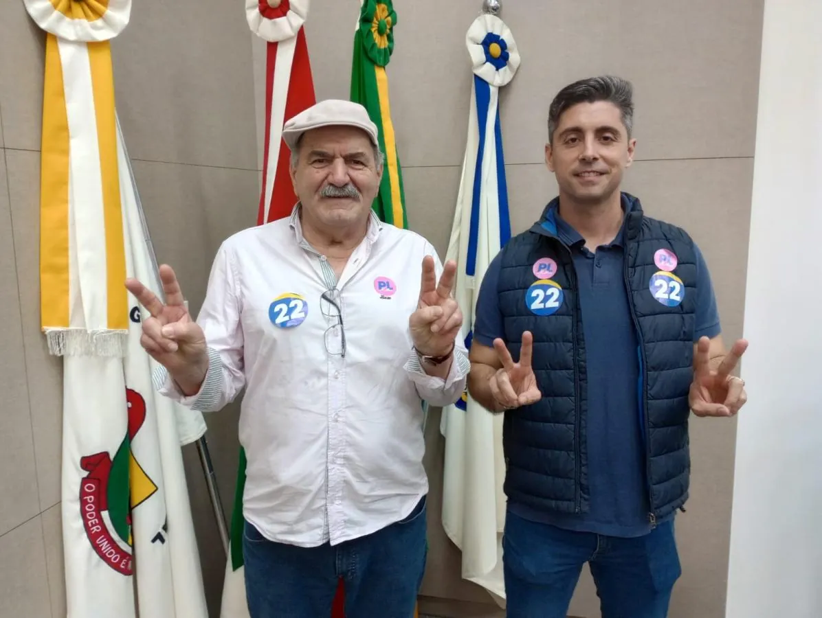 Rodrigo Pedrini (PL) e Wilmar Zílio (MDB) oficializam candidatura e concorrerão a Prefeito e Vice em Joaçaba