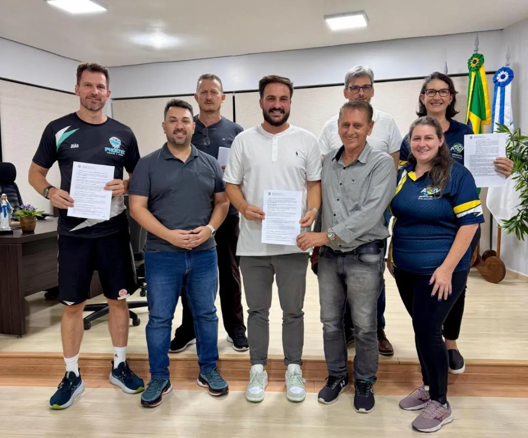 Prefeitura de Joaçaba repassa R$ 120 mil para a modalidade voleibol