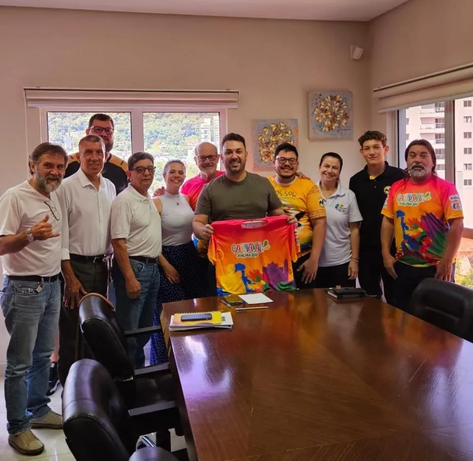 LIESJHO se reúne com o presidente da Câmara de Vereadores de Joaçaba para discutir apoio ao Carnaval 2025
