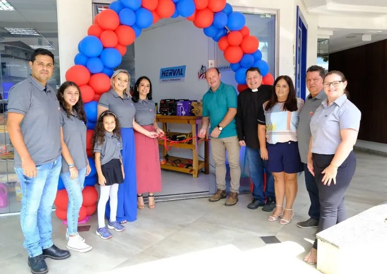 Herval Peças e Ferragens e Construtora Vidal inauguram nova sede em Herval d’Oeste